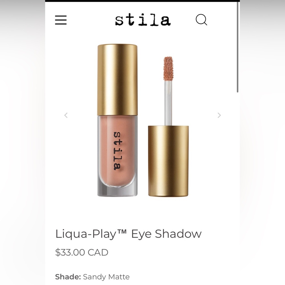 Stila Liqua-Play Sandy Matte Eye Shadow